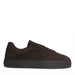 Donkerbruinesudesneakers