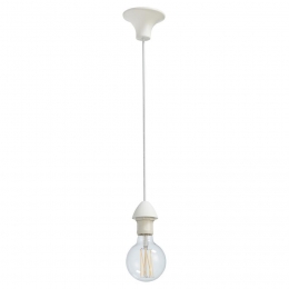 SnoerpendelE27Wit