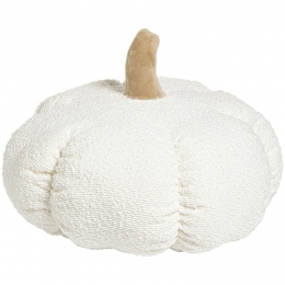 KussenPompoenBoucleWit