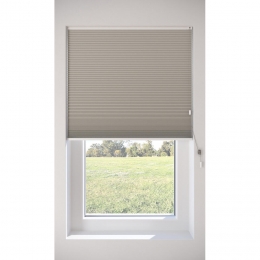 FenstrDubbelPlissgordijnElinZandVerduisterend