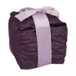 KussenCadeauPaars20x20cm