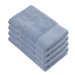 WalraSoftCottonDouchelaken70x140cm550gramBlue-4stuks