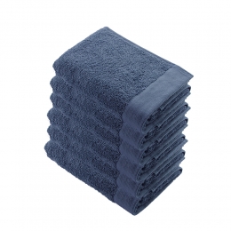 WalraRemadeCottonHanddoek60x110cm550gramBlauw-6stuks