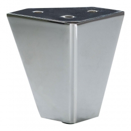 Massiefstalenmeubelpootchroomhoek6bij6cmenhoogte10cm