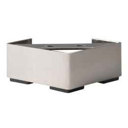 Massiefstalenmeubelpootrvslookvierkant10bij10cmenhoogte45cm10x10cm