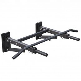 Optrekstang4-in-1-Pullupbar-InklapbaarRuimtebesparend-Max300kgBelastbaar-Zwart-GorillaSports