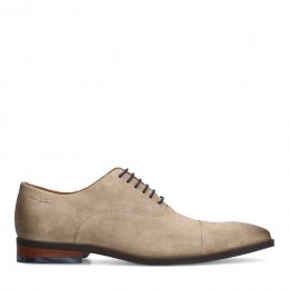 Taupesudeveterschoenen
