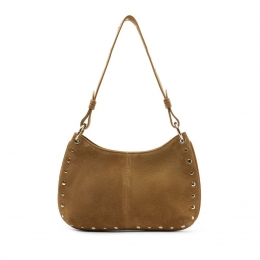 Cognacsudeschoudertasjemetgoudenstuds