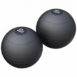 SlamBallSet-25kg-2Trainingsballen-Slijtvast-Zwart-GorillaSports