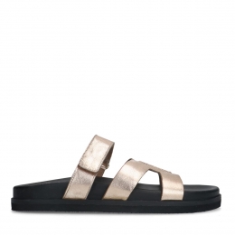 Goudenlerenslippersmetbandje