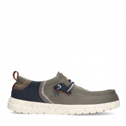 Taupetextieleveterschoenen