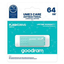 GoodRam-USBGeheugenstick-UME3-USB30-64GB-Blauw