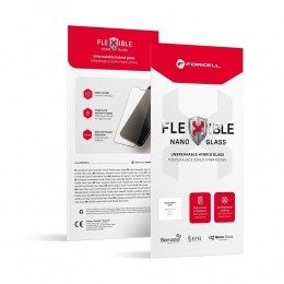 Forcell-ScreenprotectorgeschiktvoorSamsungGalaxyA355G-FlexibelHybrideGlas-Transparant