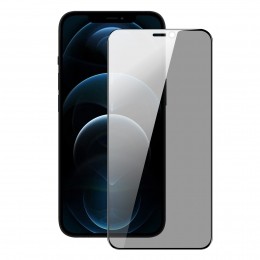 DuxDucis-PrivacyScreenprotector-GeschiktvooriPhone12ProMax-TemperedGlass-Zwart