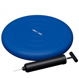 Balanskussen-Wiebelkussen-Balanstrainer-InclPomp-DonkerBlauw-GorillaSports