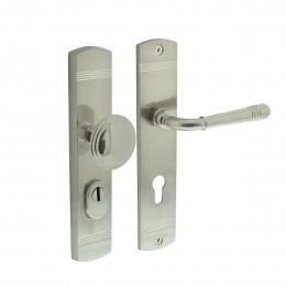 IntersteelvoordeurbeslagHelenaPC72mmmetkerntrekbeveiliging-nikkelmat