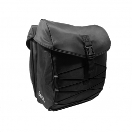 DubbelefietstasStarZwart36L