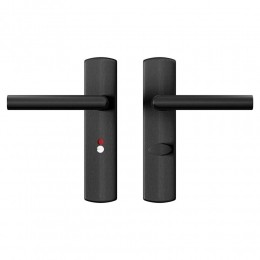 AXAAXACurveklikdeurkrukMilanopschildWC-badkamersluiting638mm-aluminiumzwart