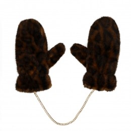 Leopardwantenvanfauxfur