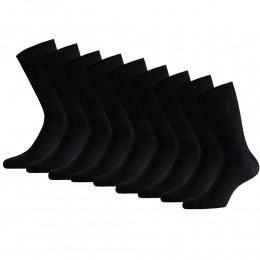 ApolloSokkenBasicBambooZwart9-pack-3942