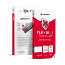 Forcell-ScreenprotectorgeschiktvoorAppleiPhone16Plus-FlexibelHybrideGlas-Transparant