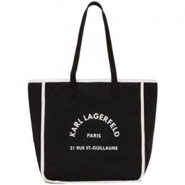 BoodschappentasKarlLagerfeldA3W50018KRSGCANVASBWSHOPPER