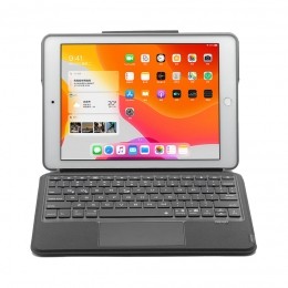 BluetoothToetsenbordhoesgeschiktvoorAppleiPad102202120202019-ToetsverlichtingenTouchpad-QWERTY-Zwart