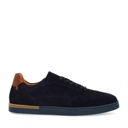 Donkerblauwesudesneakers