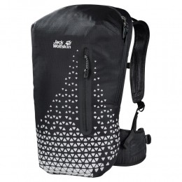 RugzakNighthawk22PackReflectiveGridBlack