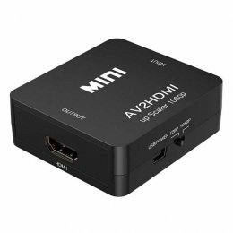 TulpnaarHDMIConverter-AVComposietRCAToHDMIAudioVideoKabelAdapter-Zwart