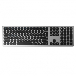 WIWU-DraadloosToetsenbord-BluetoothKeyboard-QWERTY-Zilver