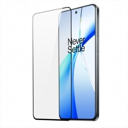 DuxDucis-ScreenprotectorgeschiktvoorOnePlusNordCE4-TemperedGlass-TransparantZwart