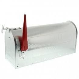 G2G2AmerikaansebrievenbusUSMailbox-aluminiumzilver