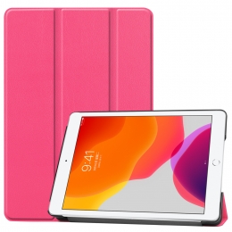 HoesjevooriPad102inch201920202021-Tri-FoldBookhoesCase-Magenta