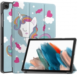 Case2go-TablethoesgeschiktvoorSamsungGalaxyTabA112025A92023-Tri-foldhoesmetautowakefunctie-87Inch-Eenhoorn