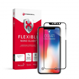 Forcell-FullcoverscreenprotectorgeschiktvoorAppleiPhoneXXS-5DTemperedGlass-Transparant