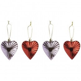 HangerHartjesRozeRood-4Stuks