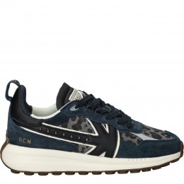 KaotikoDetroitGlamSneakersDamesBlauw