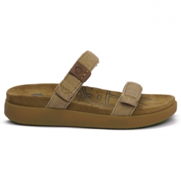 SlippersSatorisanSUNKACHINAKAELINENKHAKI