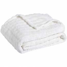 PlaidPopcornOff-White130x160cm