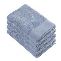 WalraSoftCottonDouchelaken70x140cm550gramBlue-4stuks