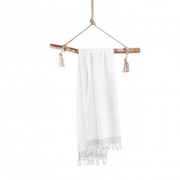 WalraHamamdoekSoftCotton100x180cmWit