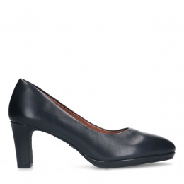 Blauwelerenpumps