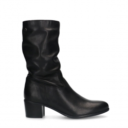 Zwartelerenlaarzenmethak