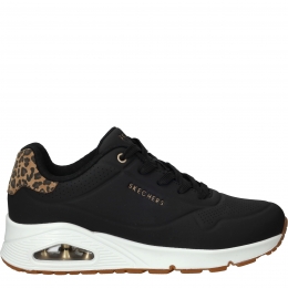 SkechersUnoJungleNiteSneakersDamesZwart