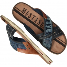 MustangSlippersBlauw