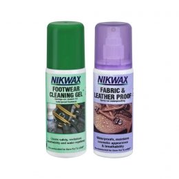 NikwaxFootwearCleaningGelFabricLeatherProof125ml