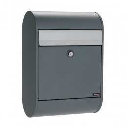 BrievenbusAllux5000antracietmetgrijzeklep
