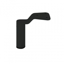 Stalenmeubelpootzwartrond38cmenhoogte14cm