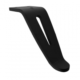 Stalenmeubelpootzwartdesign7bij16cmenhoogte12cm